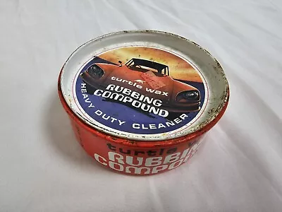 Rare Vintage 1970s Turtle Wax Rubbing Compound Metal Tin  Can Oil & Gas Porsche  • $8.76