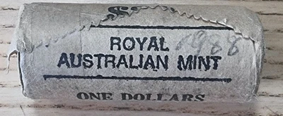 $1.10 • Buy Royal Australian Mint 1988 Bicentennial One Dollar $1 Mint Roll UNC Coins