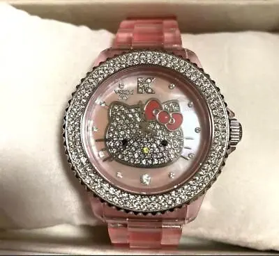 $308.99 • Buy VABENE Italy Hello Kitty Collaboration Swarovski Wristwatch Sanrio Genuine