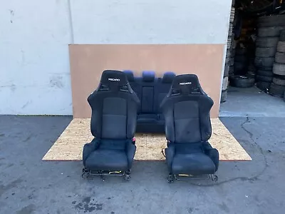 Mitsubishi Evo X 10 Awd 2008-2015 Oem Front Rear Recaro Seats Seat (set) 2.0t • $1249.95