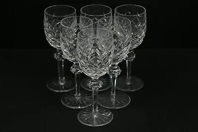 $349.99 • Buy Waterford Powerscourt 7 1/8  Claret Red Wine Glasses Goblets (Set Of 6)