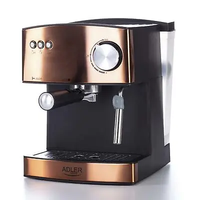 Electric Coffee Machine Maker Espresso Cappuccino Hot Milk Barista Modern 850W • £89.59