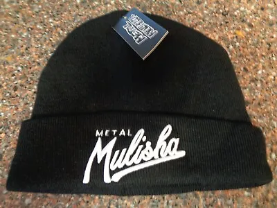 Metal Mulisha Meathead Beanie Hat Black One Size Knit Cap Unisex NWT • $21.99