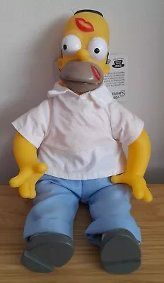 The Simpsons ' Homer Simpson' Soft Toy Figure Solid Plastic HeadHands & Feet • £15