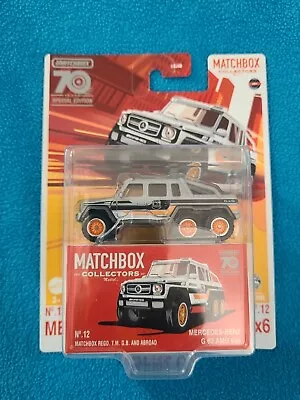 2023 Matchbox Collectors 70 Years Special Edition Mercedes Benz G63 AMG 6x6No.12 • $10.25