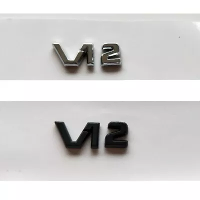 Center Console Small Mini Letters V12 Emblem Badge For Mercedes Benz AMG • $21.25