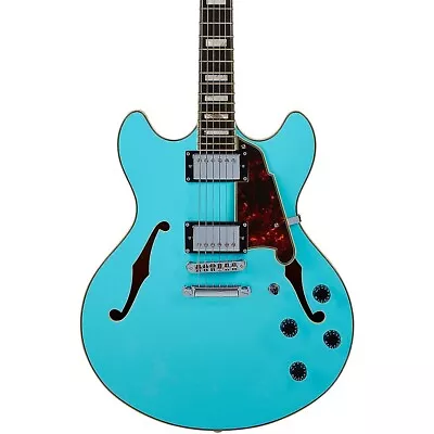 D'Angelico Premier DC Semi-Hollow Electric Guitar Sky Blue • $749.99