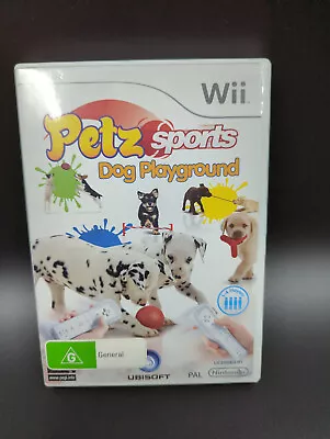 Petz Sports Dog Playground + Manual (Nintendo Wii) FAST FREE POST • $7.95