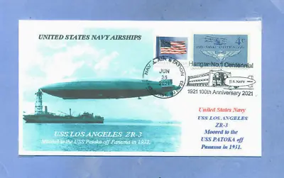 USS LOS ANGELES ZR-3 USN AIRSHIP  1933 Photo USS Patoka Lakehurst Pictorial PM • $5.90