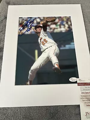 Jim Palmer Baltimore Orioles Matted Autographed 8 X 10 Photo. JSA Auth • $39.95