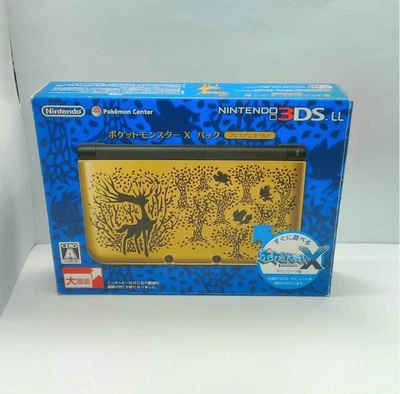 $438 • Buy Nintendo 3DS XL Pokemon Center Limited Pokemon X Gold Edition Japan Console