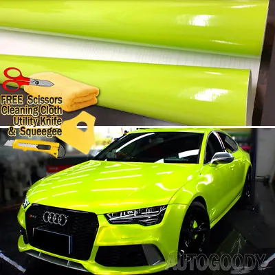 $108.88 • Buy High Gloss Glossy Vinyl Film Wrap Sticker Decal DIY Bubble Free Air Release