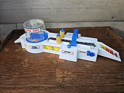 1988 Matchbox Motorcity Super Spin Car Wash Toy Very NICE (Not Complete) • $10