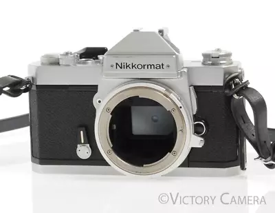 Nikon Nikkormat FT-3 FT3 Chrome 35mm Camera -Bad Meter Otherwise Good- • $40.09