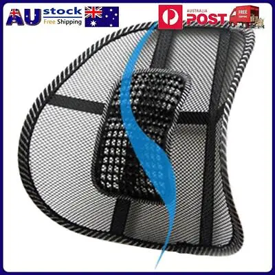 $9.99 • Buy Mesh Lumbar Back Brace Support Office Home Car Seat Chair Cushion Cool
