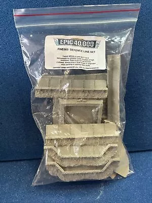 Epic 40k. Forgeworld Terrain. Defence Line Set. BNIB. • $93.34