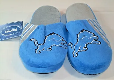 NFL Detroit Lions Stripe Logo Dot Sole Slippers Size S By FOFO • $19.95