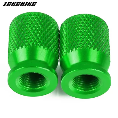 Tyre Valve Tire Air Port Stem Cap For Kawasaki Z125 Z650 Z750 Z800 Z900 Z1000 • £9.59