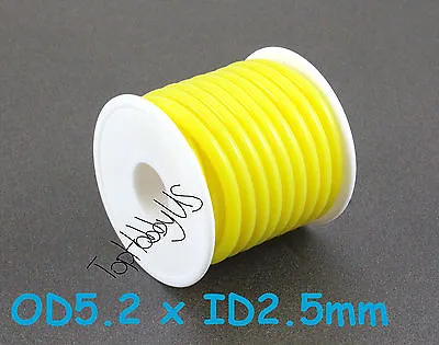 1Roll (16ft) Silicone RC Nitro Fuel Line Tubing D5.2xø2.5  (US GOOD SELLER/SHIP) • $13.88