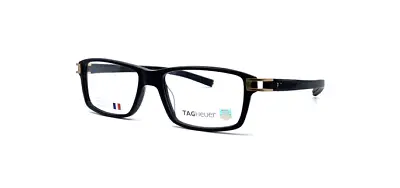 Tag Heuer TH 7601 003 Black Rectangle Men's Eyeglasses • £237.44