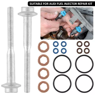 $15.26 • Buy 2Set Injector Seal Bolts For VW Golf Caddy Polo Audi A1 A3 Skoda☣Seat 1.6 TDi UT