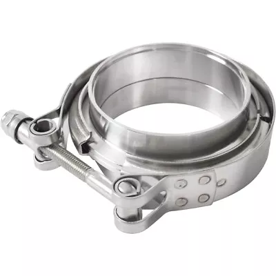 $18.99 • Buy ~Exhaust Downpipe 3inch V-band Clamp 3  Male/Female Flange Kit SS304 Stainless