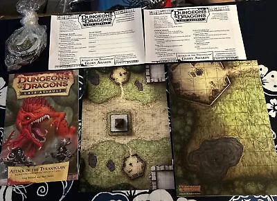 D&D D20 4.0 4th Ed Encounters Lair Assault Attack Of The Tyrantclaw • $50