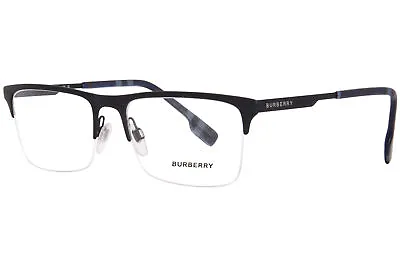 Burberry Brunel BE1344 1333 Eyeglasses Frame Men's Matte Blue Semi Rim 55mm • $186.74