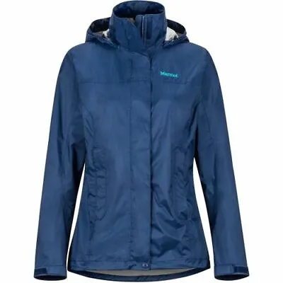 Marmot Women's PreCip Eco Jacket  MSRP $100   Arctic Navy Size: L/G   NWT • £66.46
