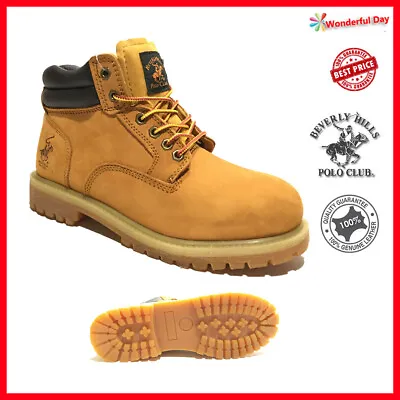 Mens Winter Snow Work Boots Shoes Genuine Leather Waterproof 2016 • $35.88