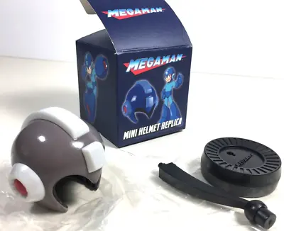 LootCrate MEGA MAN Megaman Mini Helmet Replica GREY BUBBLE LEAD Capcom STAND • $12.69