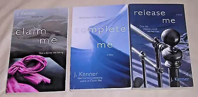 NEW Claim Me Complete Me Release Me J Kenner 3 Books Lot BDSM Hot Sexy • $24.99