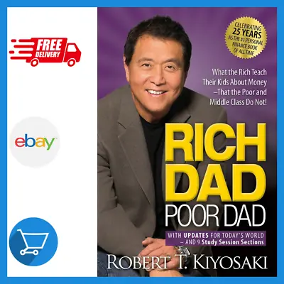 $17 • Buy Rich Dad Poor Dad By Robert Kiyosaki- MM Paperback Book-FREE FAST SHIPPING