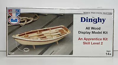 Vintage The Dinghy Model Kit Midwest Products All Wood Ship Kit # 950 • $31.96