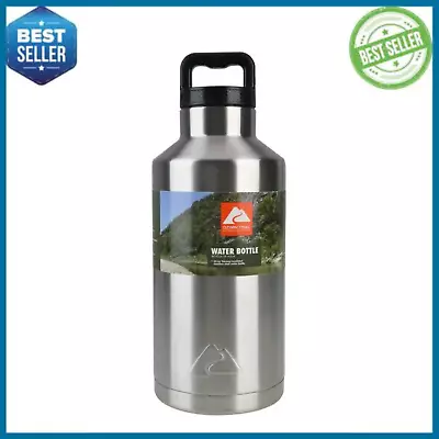 64 Oz Double Wall Vacuum Sealed Stainless Steel Water Bottle Outdoor Camping NEW • $17.99