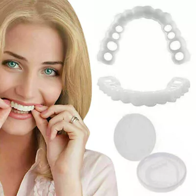 INSTANT SMILE Veneer Perfect Tooth Teeth Temporary Replacement Fake Veneers Kit∝ • $9.99