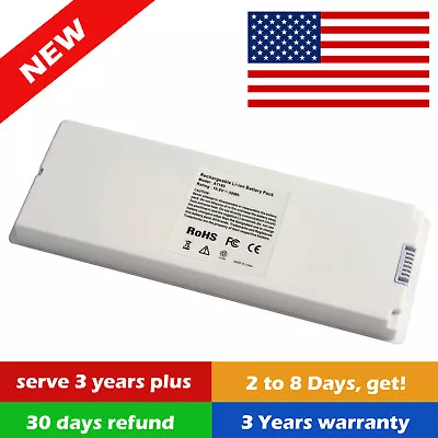 A1185 For Apple MacBook A1181 White Rechargeable Battery Cycle Count O • $21.95