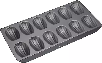 MasterClass Madeleine Tray With PFOA Free Non Stick Robust 1mm Carbon Steel 12 • £15.55