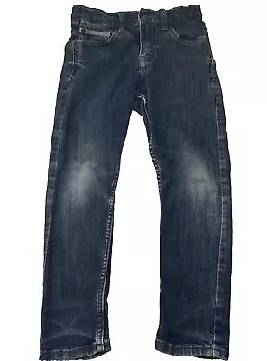 Levi's Signature S47 Taper Boys Stretch Blue Denim Jeans Size 8 Regular • $23.72