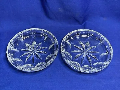 Gorham Crystal Bamberg Pattern Set Of 2 Small Bowls Or Bonbons • $30