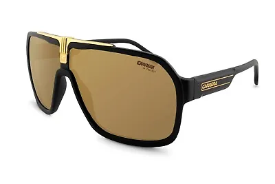 $138 • Buy New Carrera 1014/S I46 Unisex Gold Sunglasses Sports Avaitor Retro UV Protect
