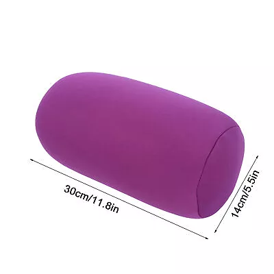 Micro Mini Microbead Back Cushion Roll Throw Pillow Travel Home Sleeping • £8.35