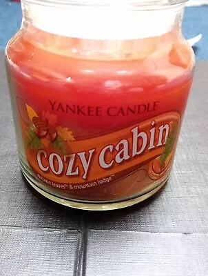 Yankee Candle Swirls Cozy Cabin No Wick • £8