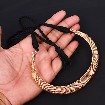 Pure Copper Vintage Handmade Copper Wire Unique Design Necklace Jewelry IN-061 • $4.24