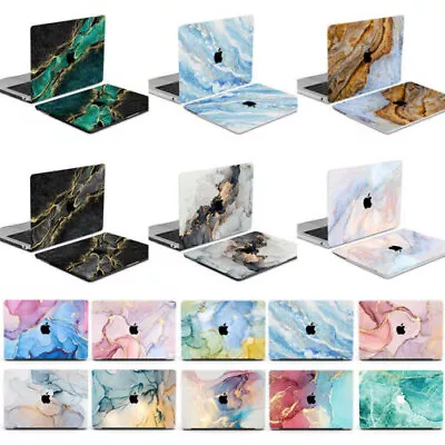 Colorful Marble Cover For Macbook M3 Pro 16 14 Air 15 13 11 12 Inch Laptop Case  • £7.19