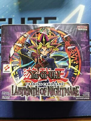 Yu-Gi-Oh Labyrinth Of Nightmare Booster Box 36 Pack Unlimited • £450