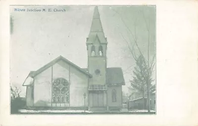 M. E. Church Milton Junction Wisconsin WI C1905 Postcard • $12.89