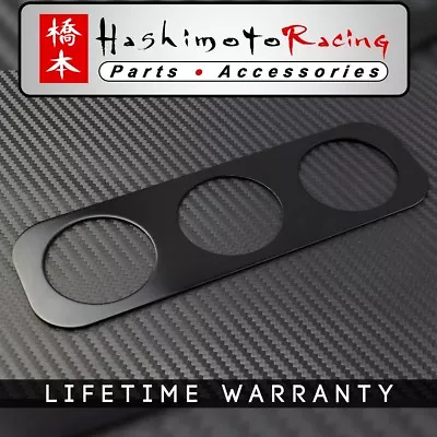 $16.95 • Buy Triple 52mm Black Alu Gauge Pod Holder Vent Mount For Nissan S13 180 200 240Sx