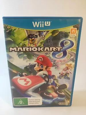 MARIO KART 8 Nintendo Wii U Game [PAL] Complete - Disc A+ Professionally Cleaned • $14.99