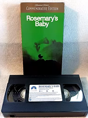 Rosemary’s Baby VHS Tape Mia Farrow  Paramount Commemorative Edition • $12